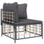 Ensemble de salon de jardin extérieur anthracite