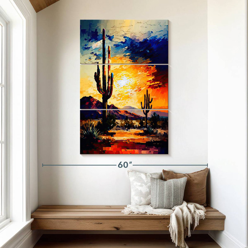 Alvord Sonoran Desert AZ II, H 50 po x l 32 po
