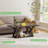 47.24" 2-tier Coffee Table with Storage for Living Room-1097527924