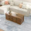 Table basse en bois rustique avec tiroirs-1697554120