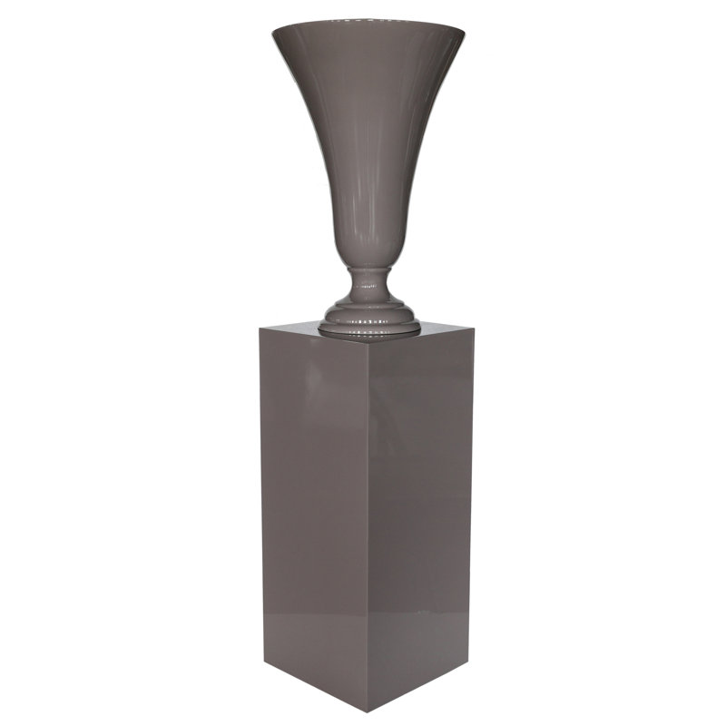 Floor Vase, Warm Gray