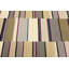 Tapis moderne touffeté à la main rectangulaire à rayures multicolores 5 pi x 8 pi Malenda