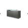 Cason Rectangle Solid Wood Reception Desk with Filing Cabinet