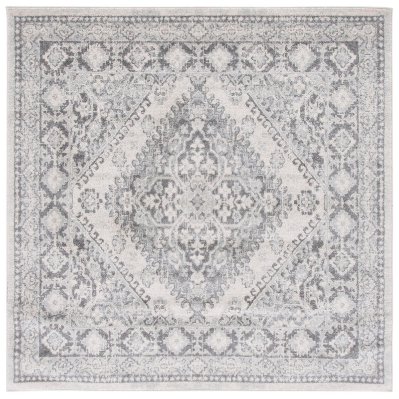 Tulum Performance Oriental Rug, Square 6'7"