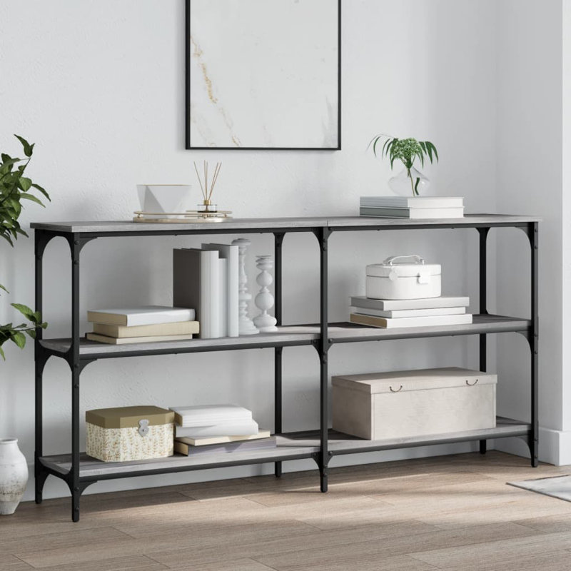 Console Table, 75cm H x 150cm W x 29cm D, Grey Sonoma