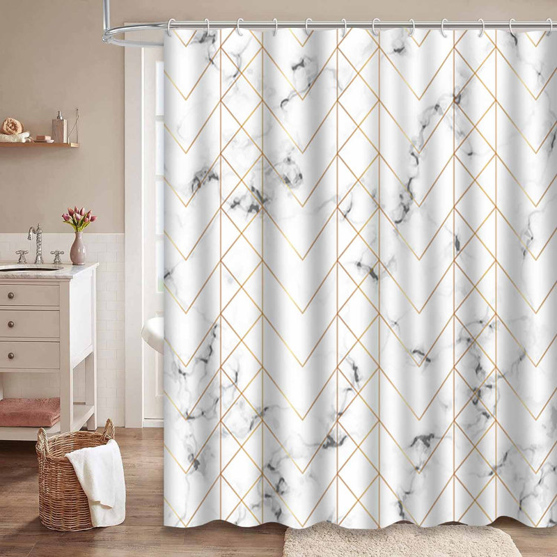 Rideau de douche Modern, L 72 po x l 84 po