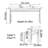 Black Retro Design Rectangular Dining Table Set-110082642