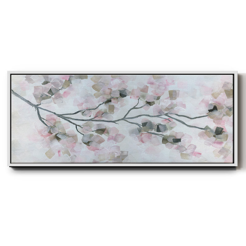 Fleurs de cerisier - toile encadrée, H 20 po x l 50 po