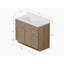 Meuble-lavabo simple 43 po avec plateau en quartz Disar-122120493-122120491