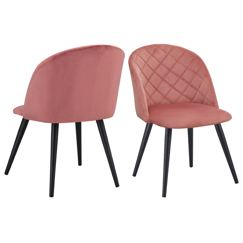 Fairbanks Dining Chair, Dark Pink