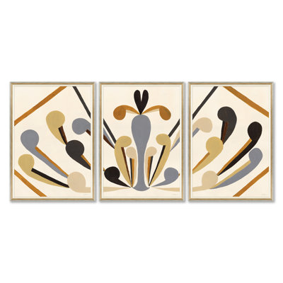Folklore Triptych Print by Susan Hable