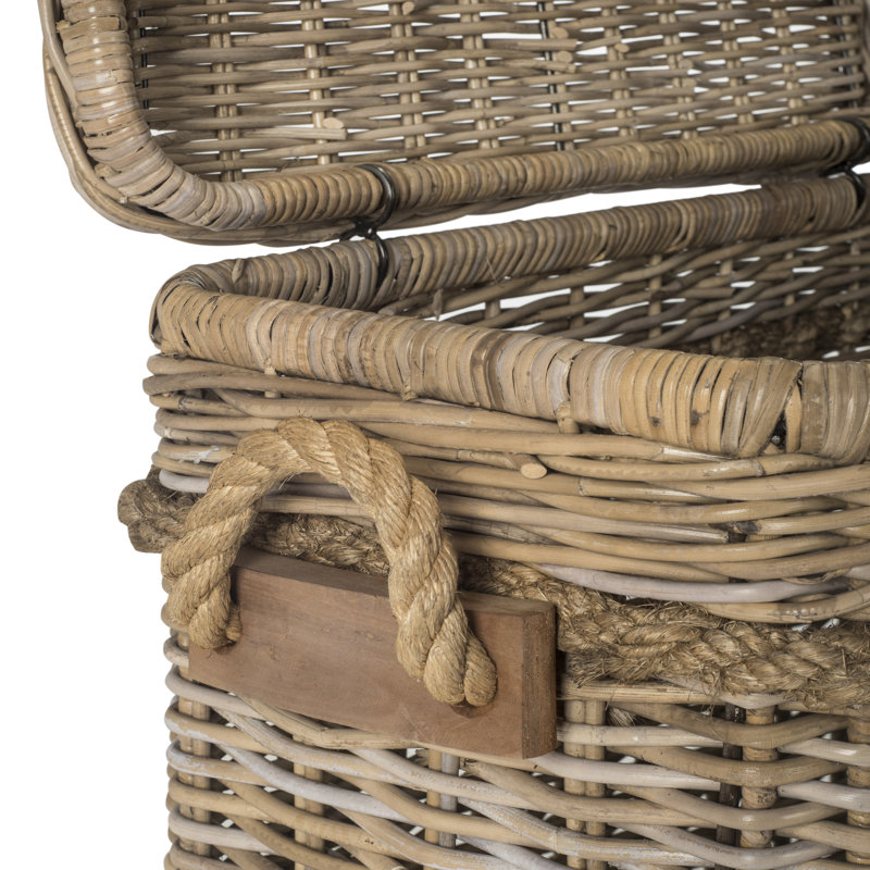 Coffre en osier Whyte, Light Brown