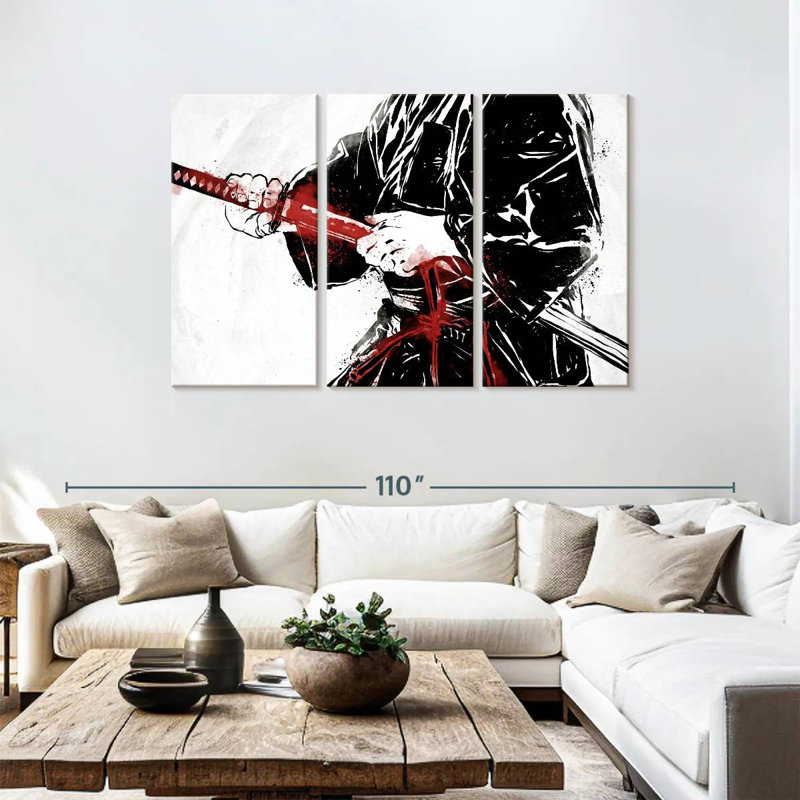 Sireci Katana Man, 48" H x 74" W