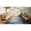 Charming Antique Dhurrie Striped Rug from India