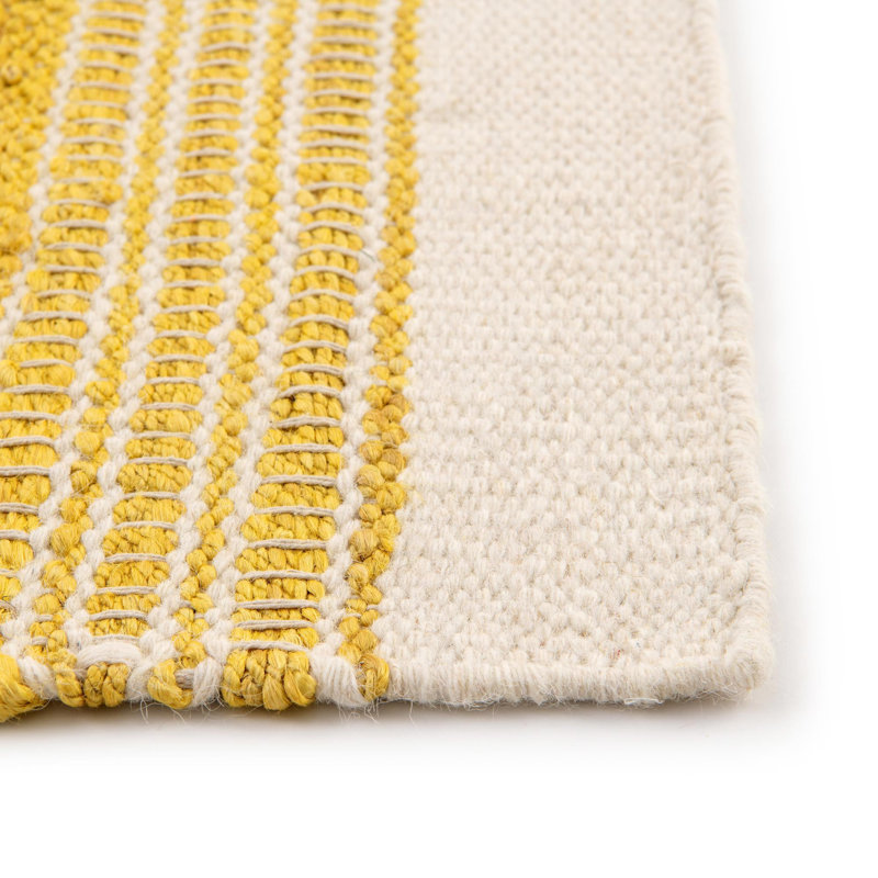 Striped Indoor Rug, Rectangle 6'1" x 9'