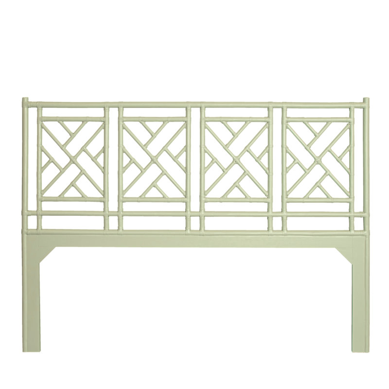 Chippendale Platform Bed, Celery Green, California King