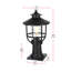 Lampadaire d'extérieur 9 pouces noir Stefani