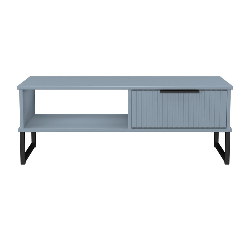 Takirra Coffee Table with Storage, Blue