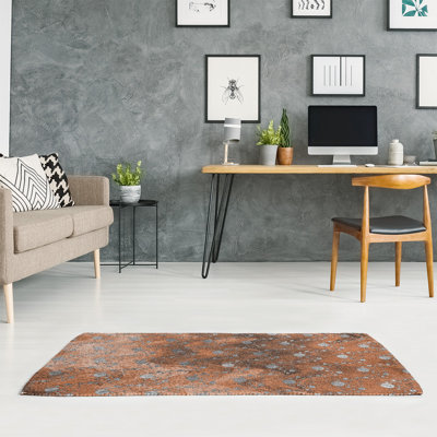 Chenille Polka Dots Indoor Rug