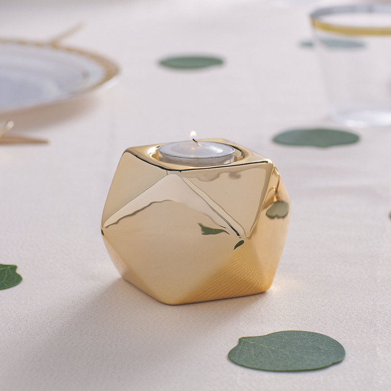 Tabletop Tealight Holder, Gold