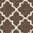 Rodgers Hand Woven Flat Weave Wool/Cotton Geometric Rug in Brown/Ivory-1131710881