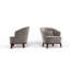 Fauteuil d'appoint rembourré Ava, gris-872428561
