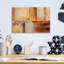 «Abstract reddition» par Jean Plout, art mural en verre acrylique, 16 po x 12 po-132492012