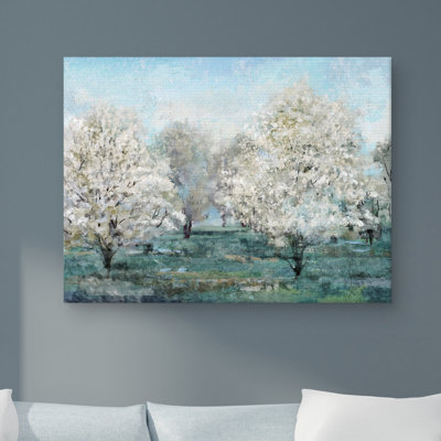 «Flowering Trees», impression sur toile tendue