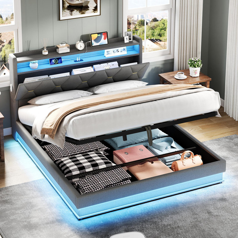 Upholstered Ottoman Bed