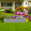 Lit de jardin en métal 6 x 3 x 1 pi-112463838-112463811