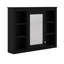 Wall Mounted Medicine Cabinet With Mirror And 6 Open Shelves