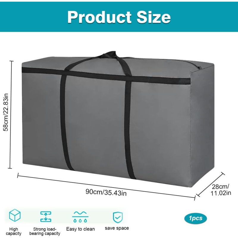 Brayden Studio Cotton Box, Grey