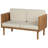Welara 122cm Wide Outdoor Garden Sofa with Cushions