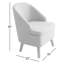 Fauteuil demi-tonneau de 22 po Emra-518124245