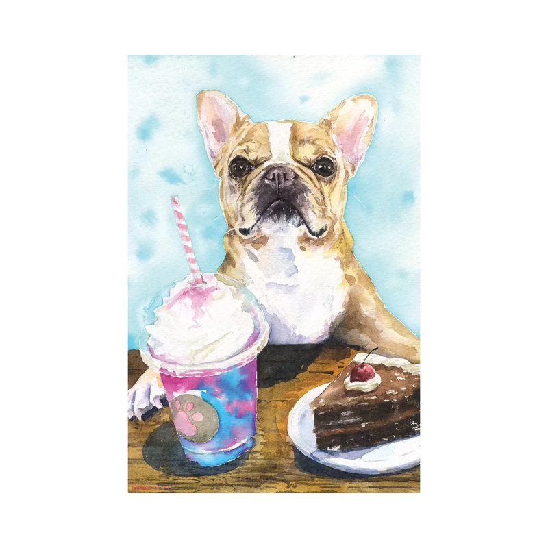 Cafe II by George Dyachenko - Wrapped Canvas Print, 30.48 cm H x 45.72 cm W