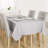 Solid Water Resistant Table Cloth Faux Linen Tablecloth-1196867136-1196867192