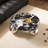 Simple creative round marble coffee table-104071018