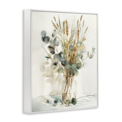  Gathered Eucalyptus Herbs Framed Giclee Art by Steve Huntziker