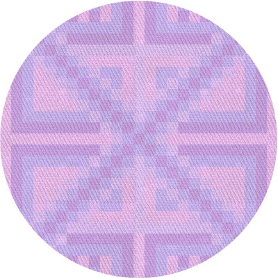 Tapis mauve en laine