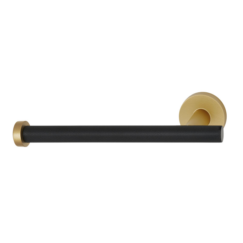 Tissue Holder, Champagne/Matte Black