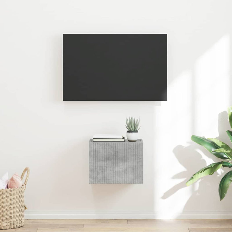 Unfinished TV Stand, Concerte, 29.5cm H x 39cm L x 31cm W