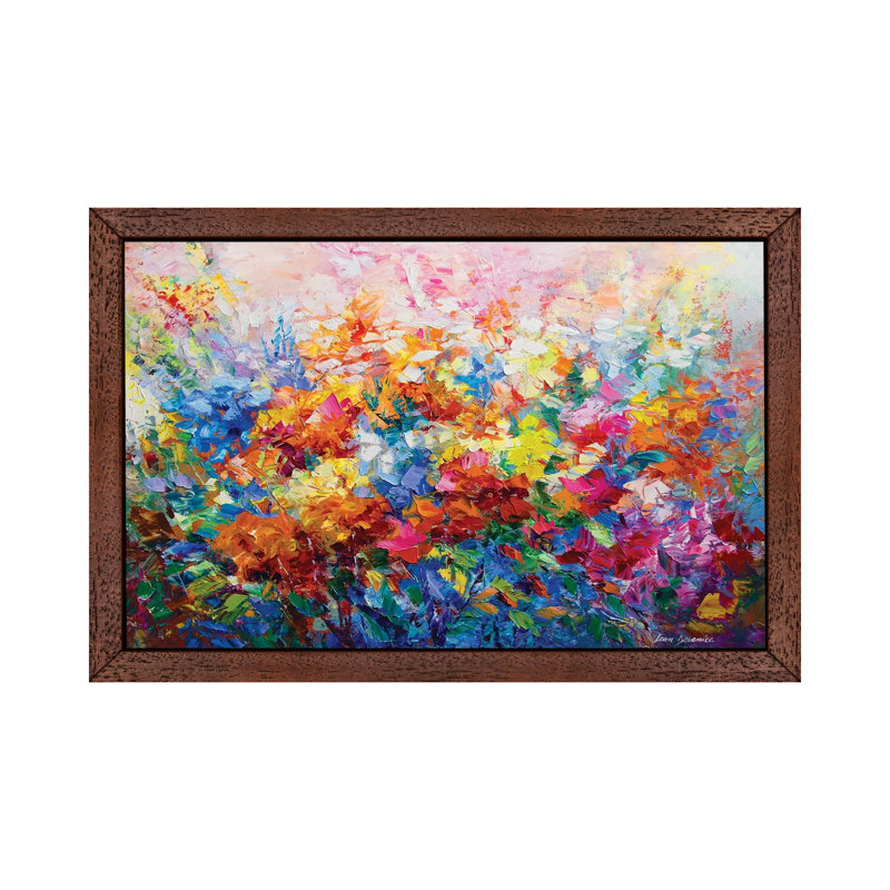 Summer Glory by Leon Devenice - Painting on Canvas, Brown Floater Framed, 101.6 cm H x 66.04 cm W