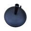 Parasol de patio réglable en aluminium avec base en résine durable pour les espaces extérieurs