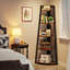 Soud 178cm H x 43.5cm W Iron Corner Bookcase