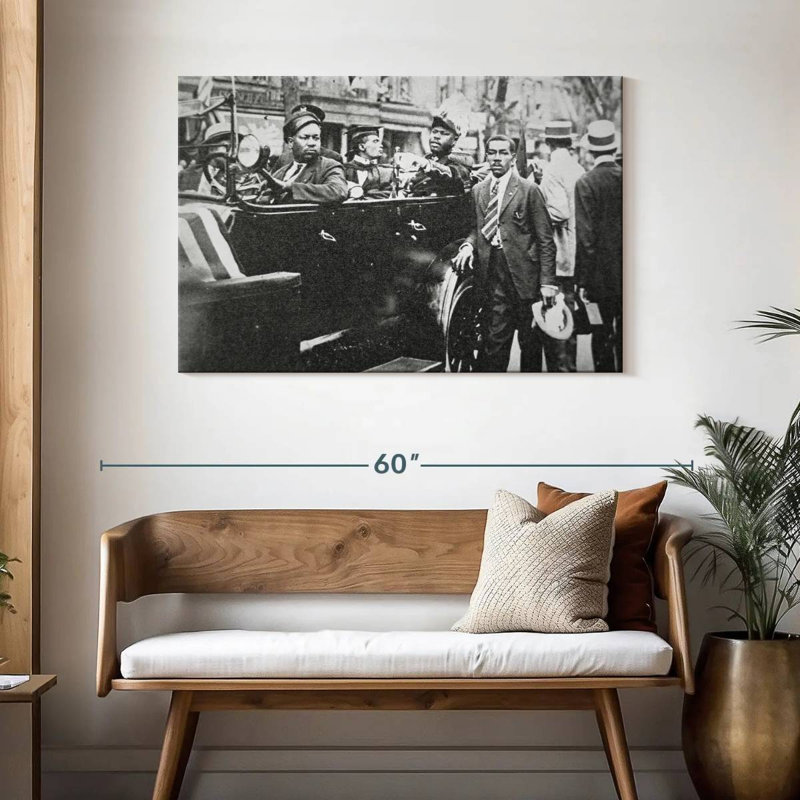 Marcus Garvey, 30" H x 45" W