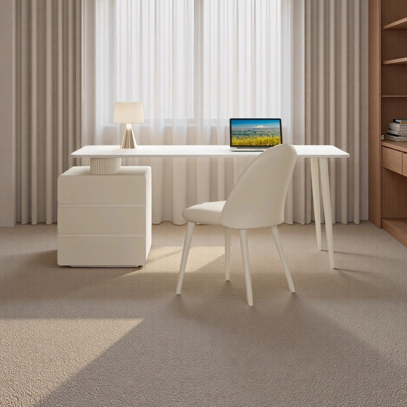 Minimalist Modern Rectangular Office Desk, 29.52" H x 62.99" W x 31.49" D