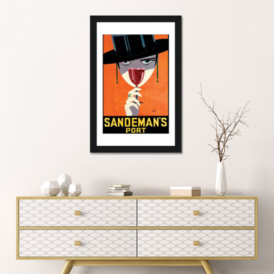 « sandeman port », reproduction d’impression sur toile