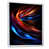 White Floater Framed