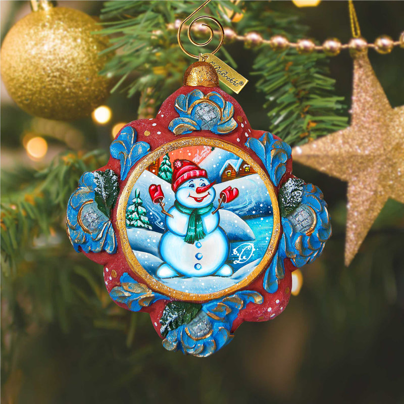 Treasured Memories 3'' Handmade Wood Holiday Shaped Ornament