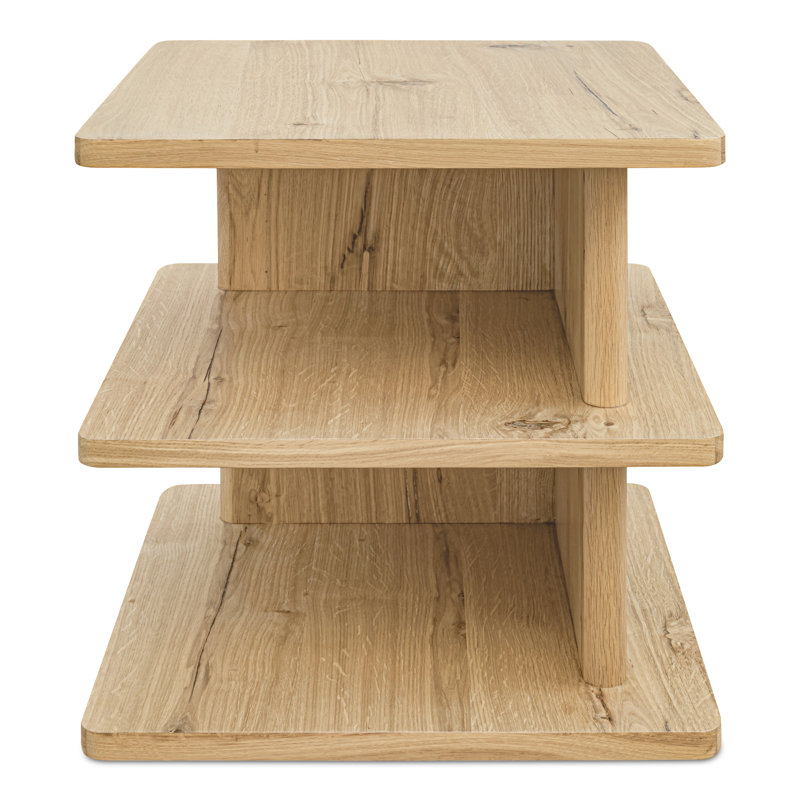 Casey Side Table Dark Brown, Natural